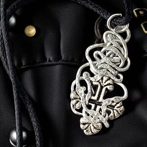 5 For $25💫Small Grunge Silver Cross Pendant Necklace